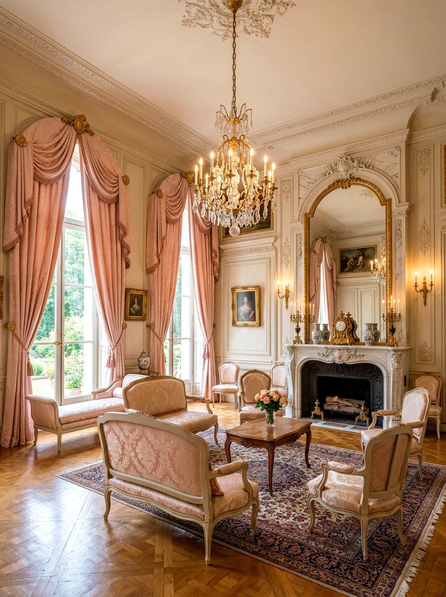 Silk curtains living room - 30 living room curtain ideas