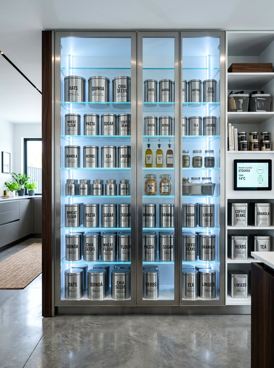 Silver Chrome Pantry Finish - 30 pantry labels luxury ideas
