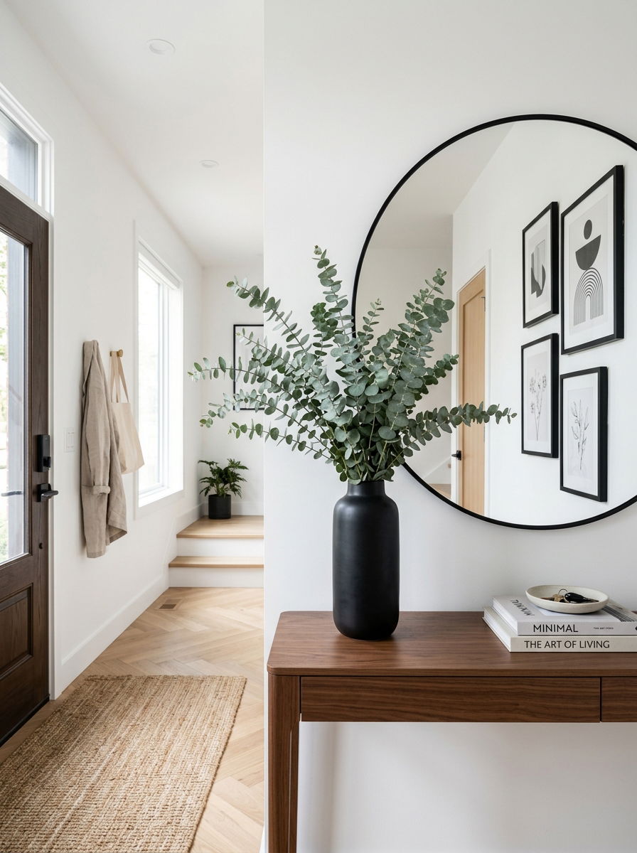 Silver Dollar Eucalyptus - 30 winter greenery decor ideas