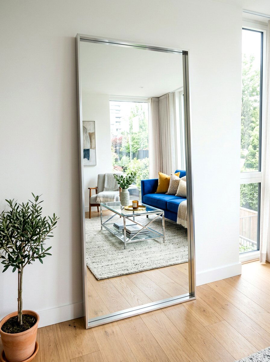 30 Chrome Aesthetic Living Room Ideas for Sleek Modern Glow