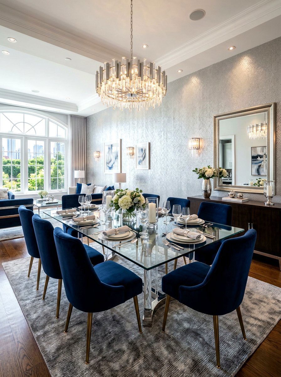 Silver Metallic Wallpaper - 30 patterned wallpaper ideas