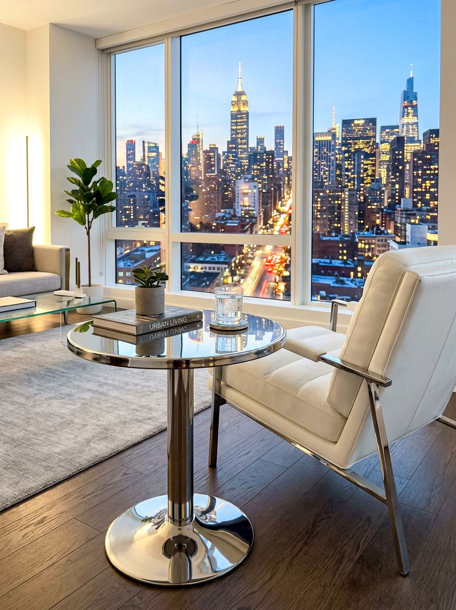 Silver Pedestal Side Table - 30 pedestal side table ideas