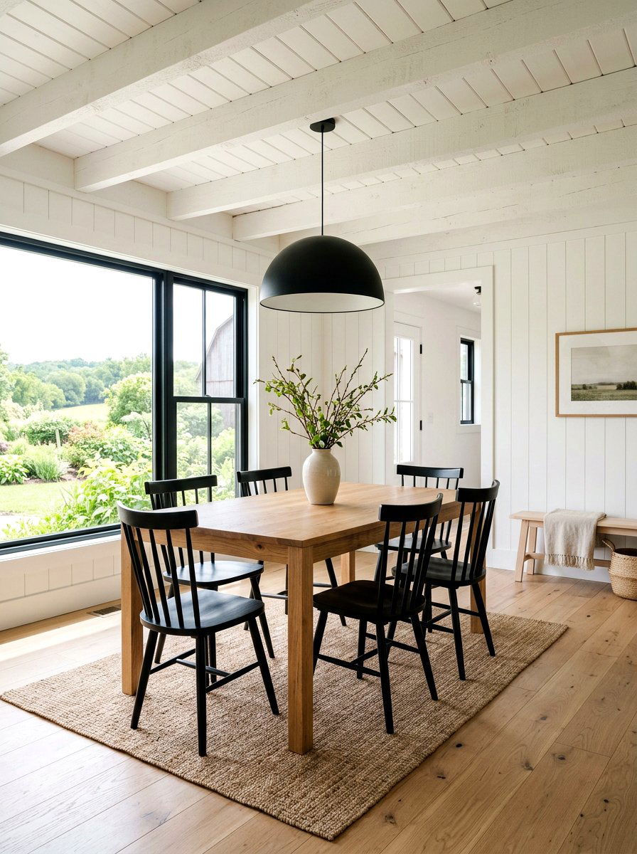 Simple Farmhouse Dining Room - 30 farmhouse dining room ideas