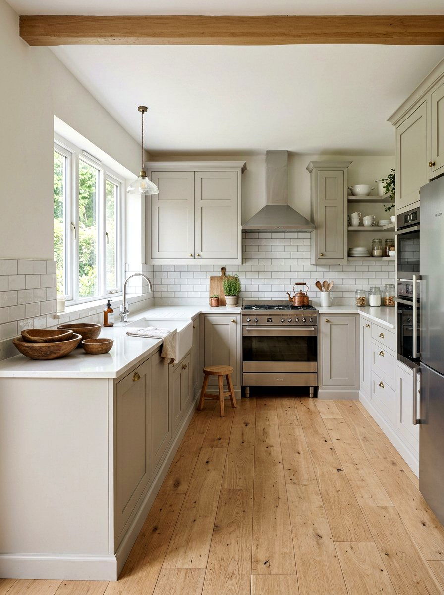 Simple Shaker Kitchen - 30 vintage kitchen ideas