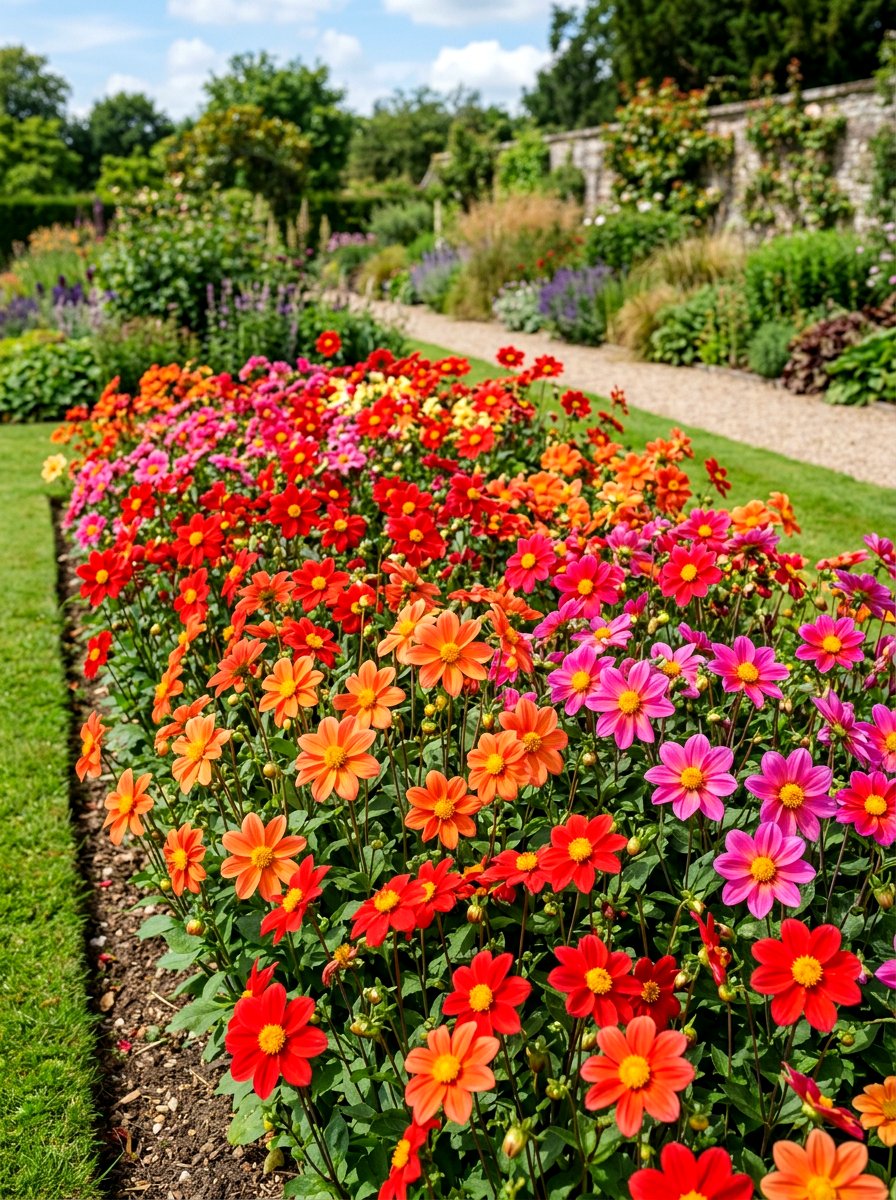 Single Petal Dahlias - 30 bee friendly garden ideas