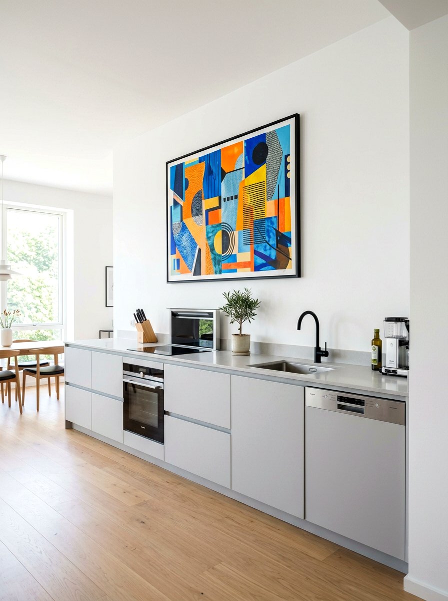 Single Wall Kitchen - 30 no upper cabinet kitchen ideas