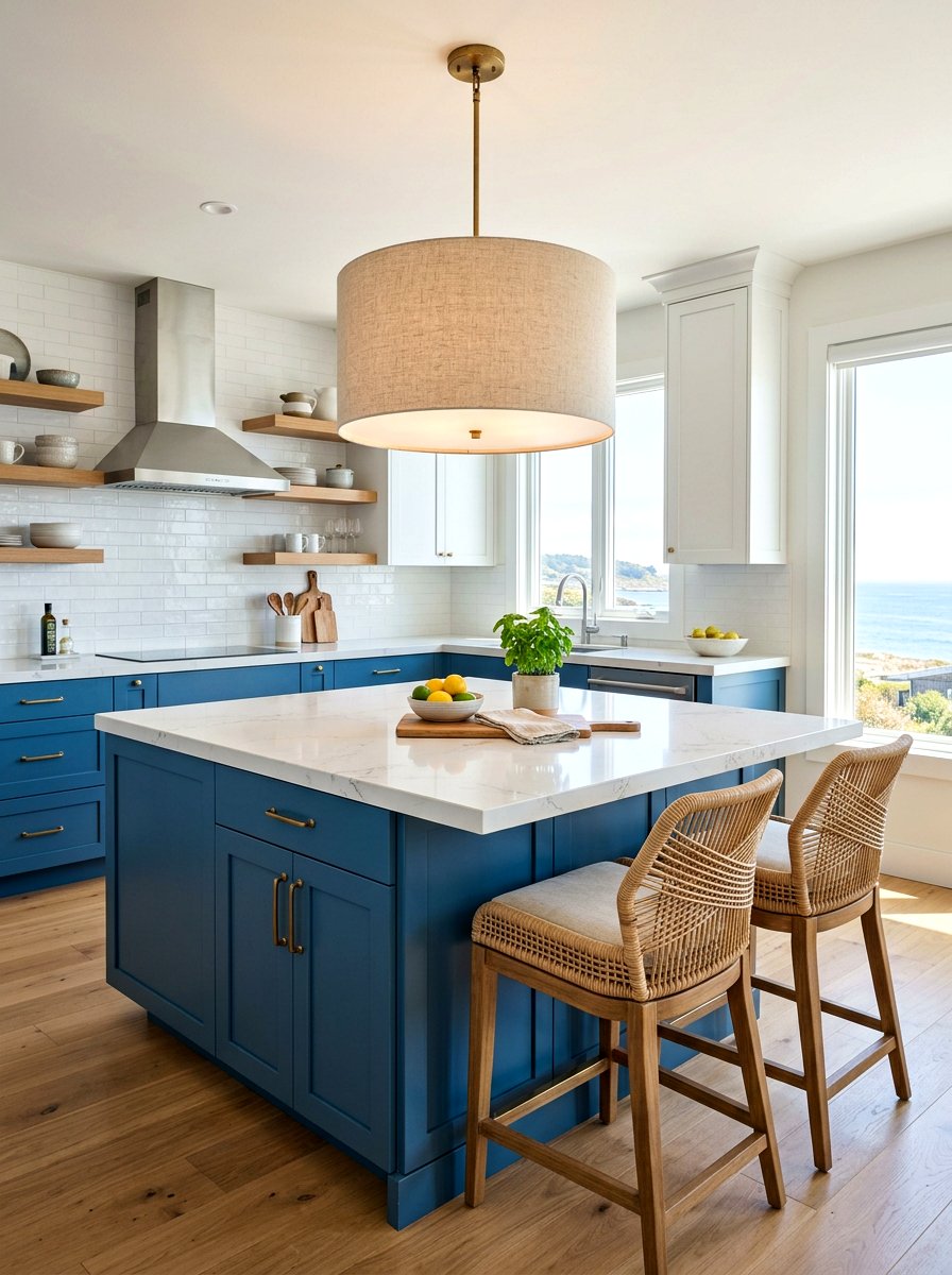 Single pendant light centering - 30 island pendant spacing ideas