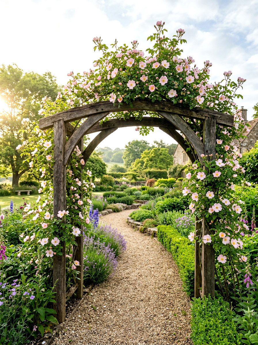 Single petal roses - 30 pollinator backyard garden ideas