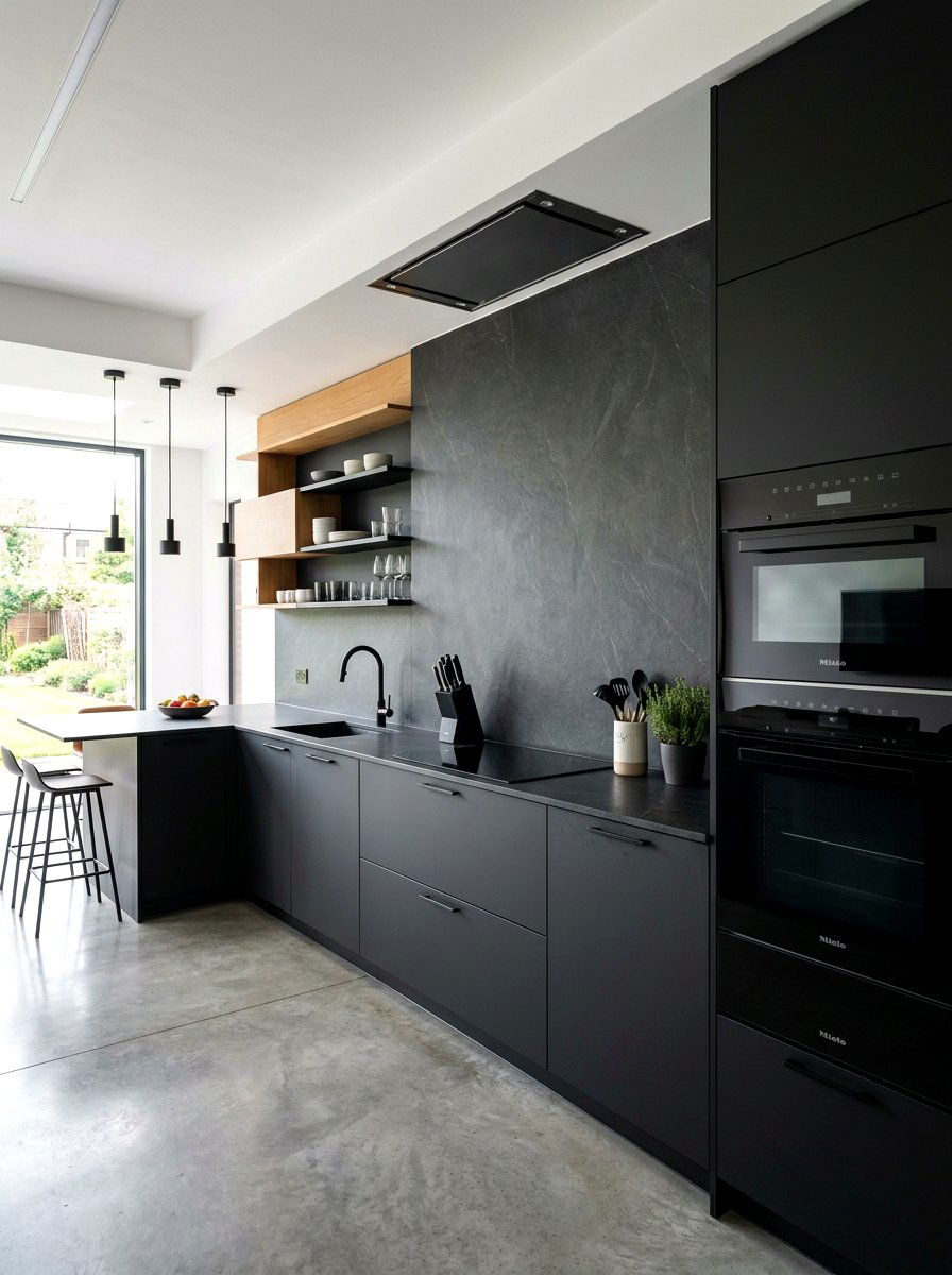 Sintered stone backsplash - 30 slab backsplash ideas