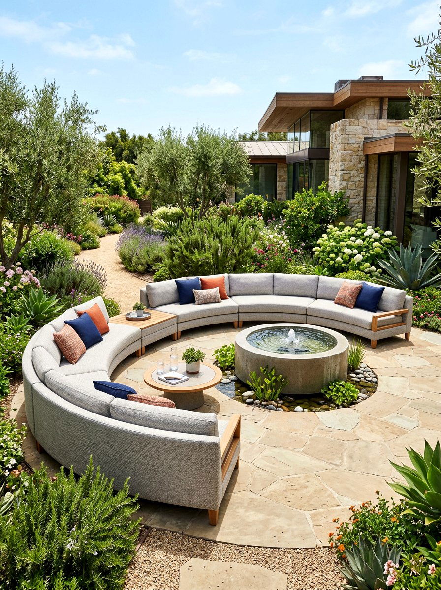 Sinuous Outdoor Sectional - 30 sculptural outdoor furniture ideas