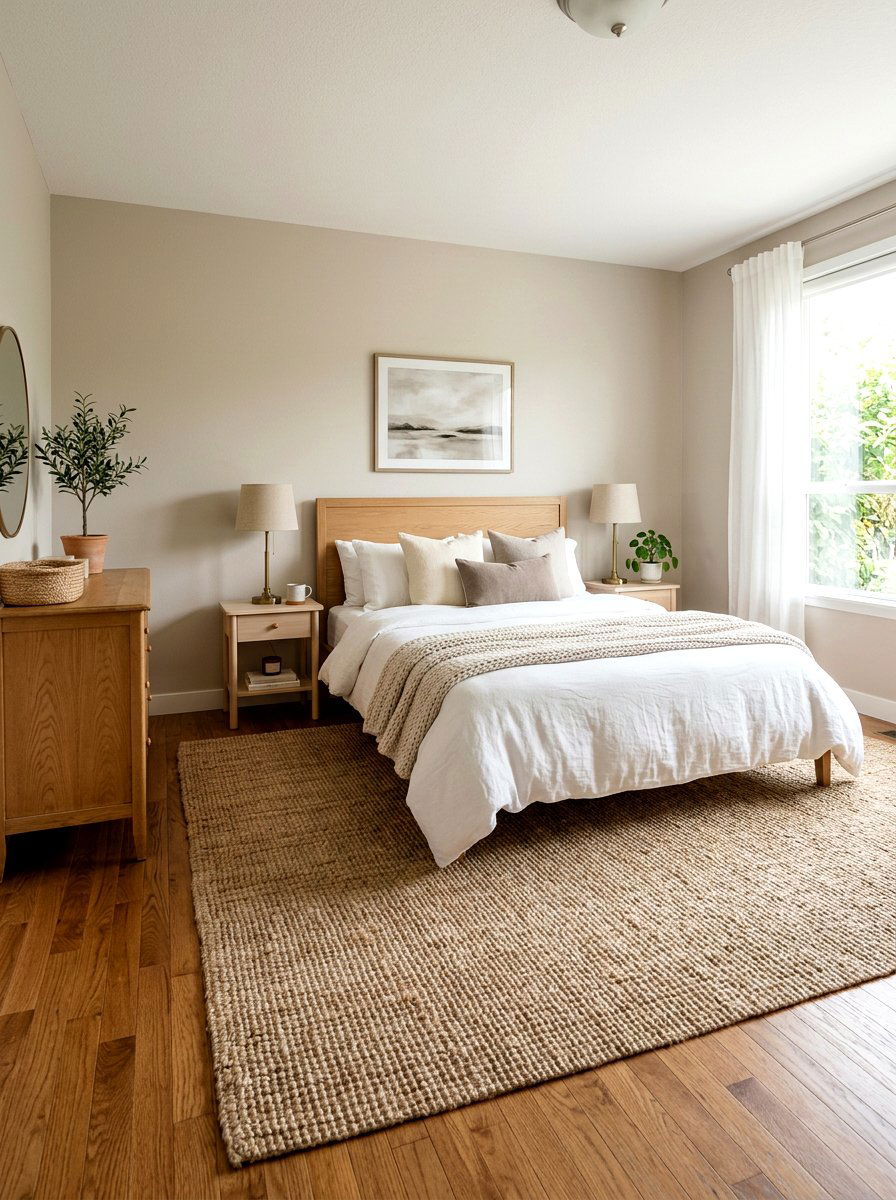 Sisal Rug - 30 Nancy Meyers bedroom ideas