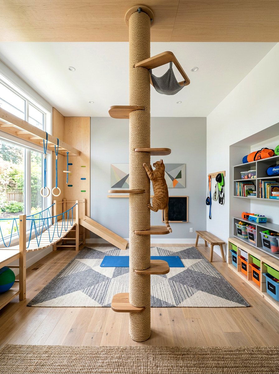 30 Cat Climbing Wall Ideas to Keep Your Cat Happy and Busy