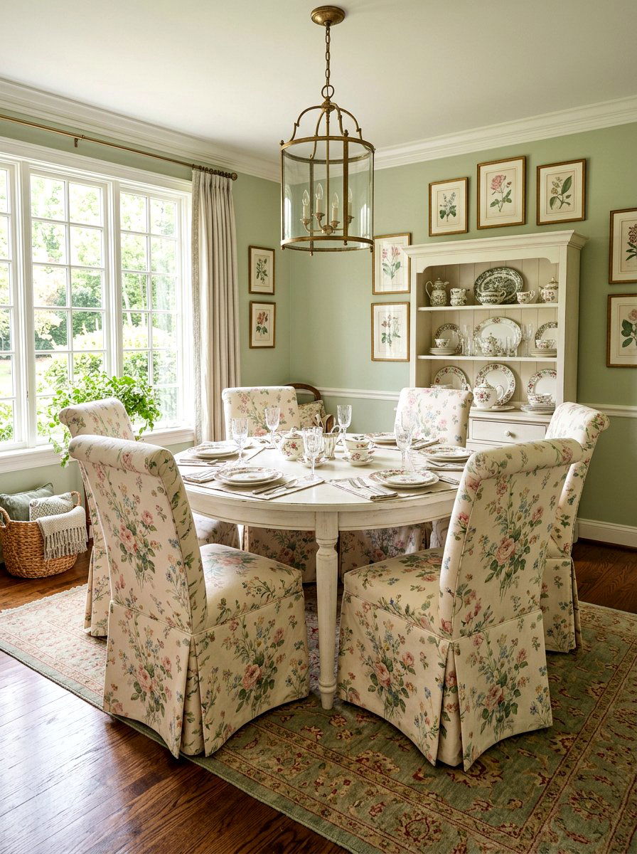 Skirted Dining Chairs - 30 upholstered dining chair ideas