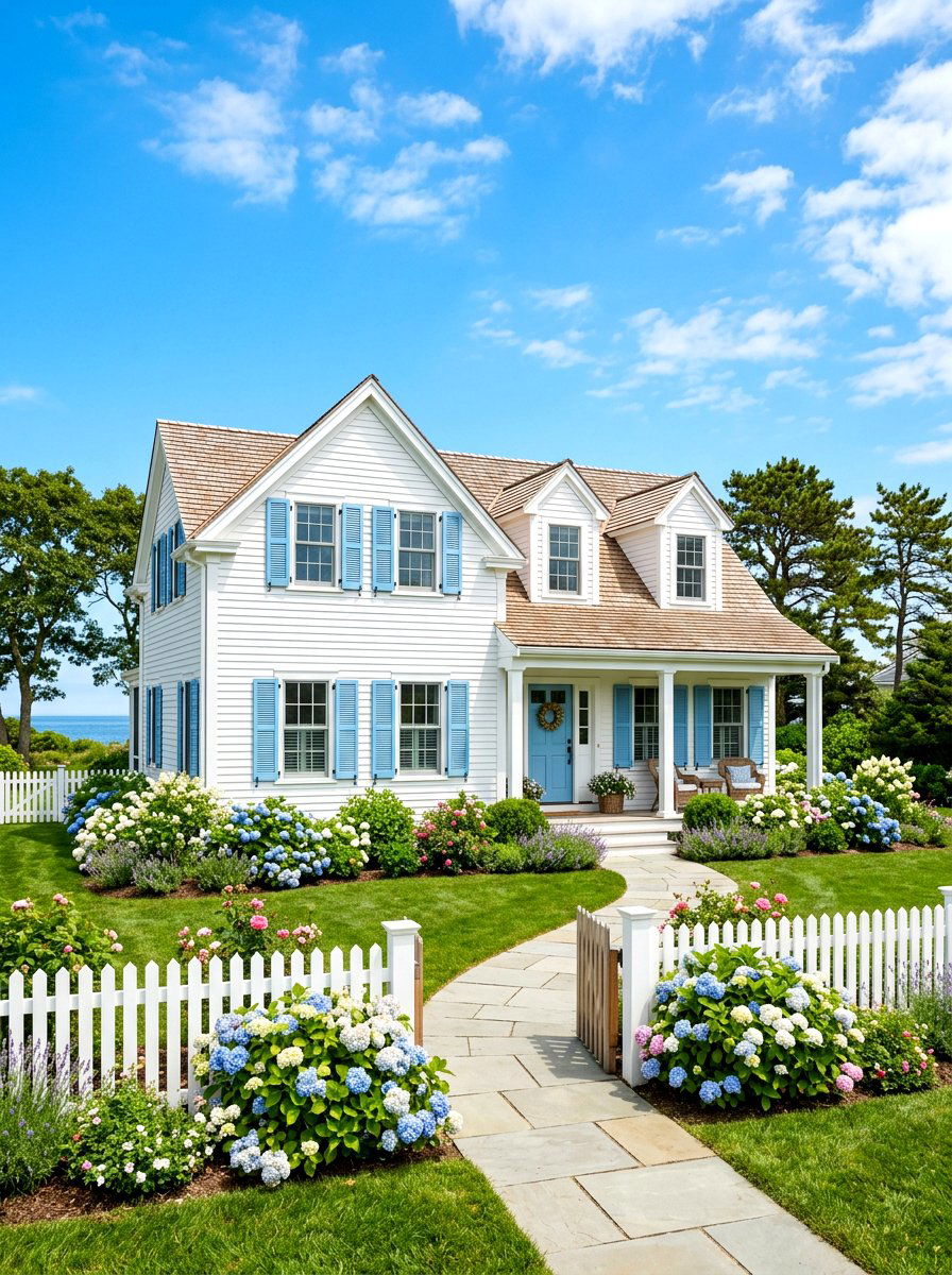Sky Blue Shutters - 30 shutters color ideas