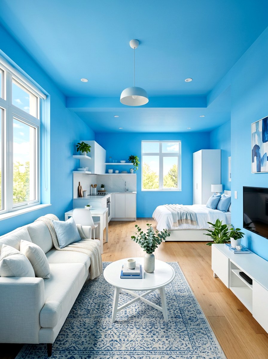 30 Color Drenched Small Room Ideas That Make Spaces Feel Bigger