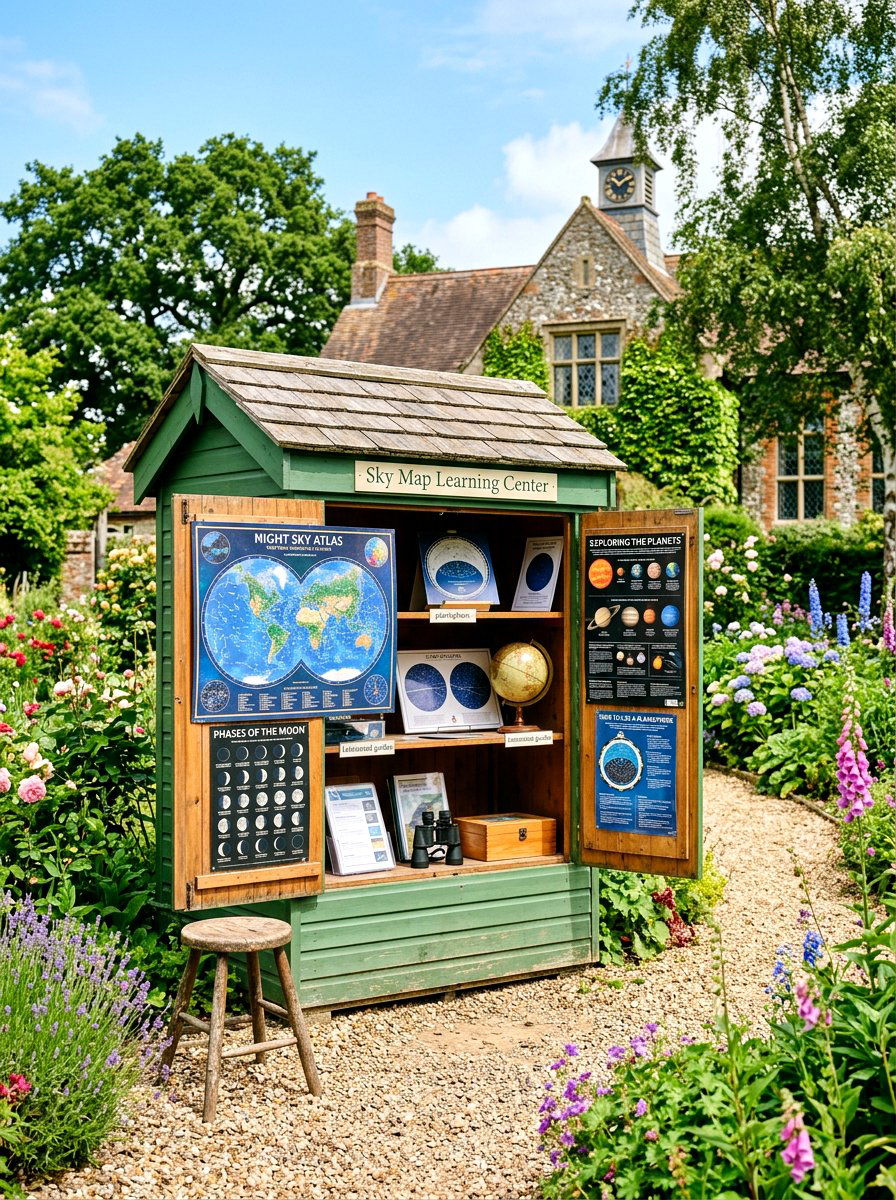 Sky Map Learning Center - 30 stargazing backyard ideas