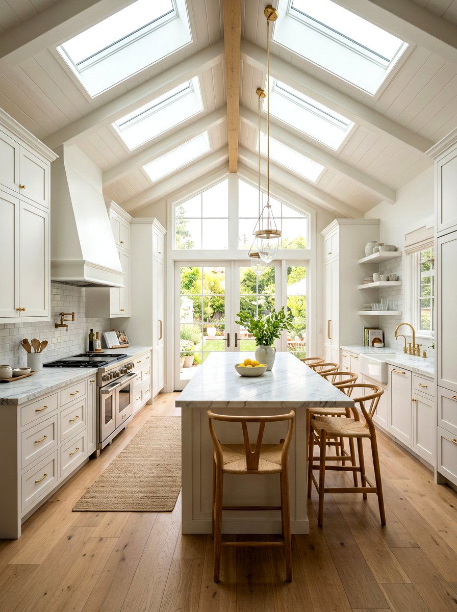 Skylight Natural Lighting - 30 high ceiling decorating ideas