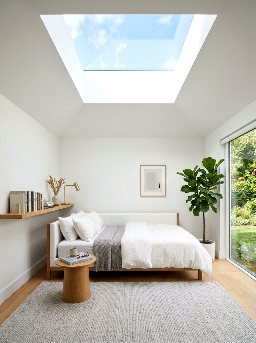 Skylight reading nook - 30 bright reading nook ideas