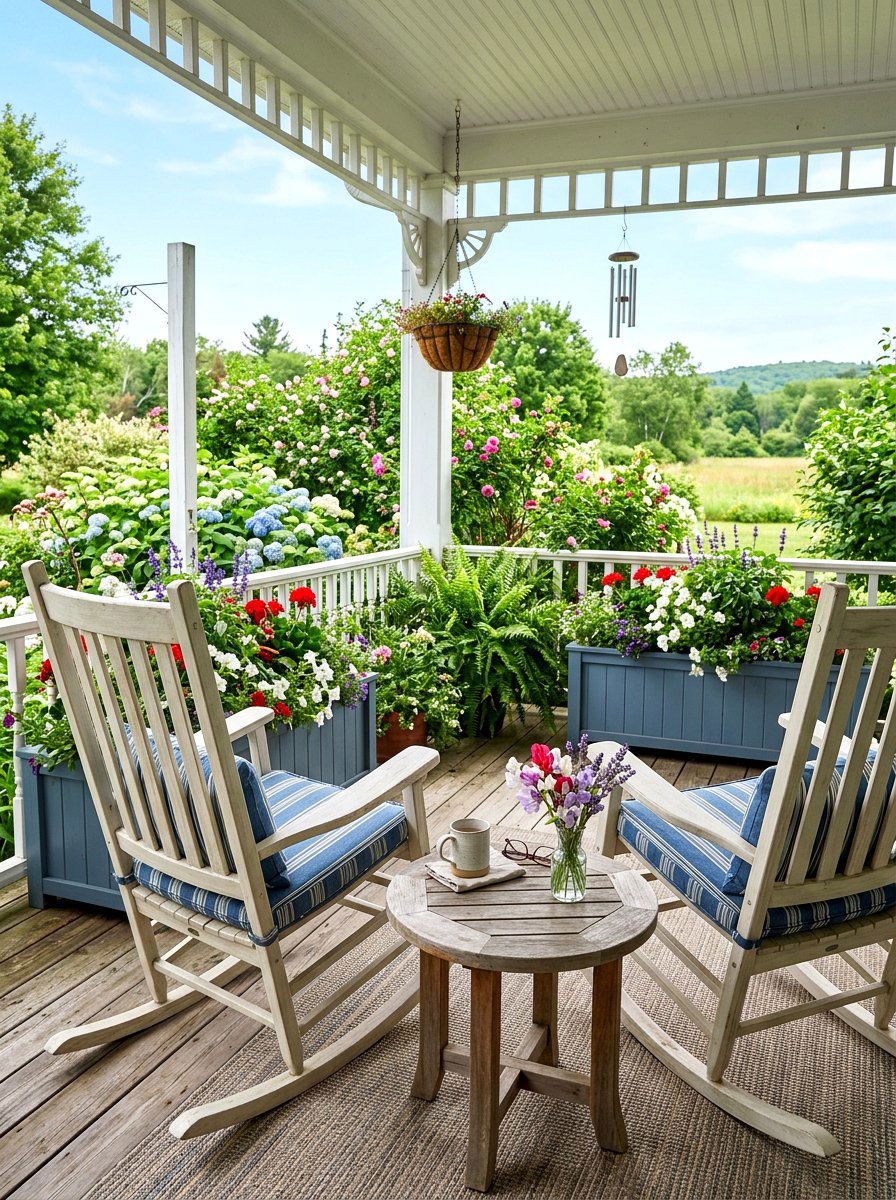 Slat Rocking Chair Porch - 30 rocking chair porch styling ideas