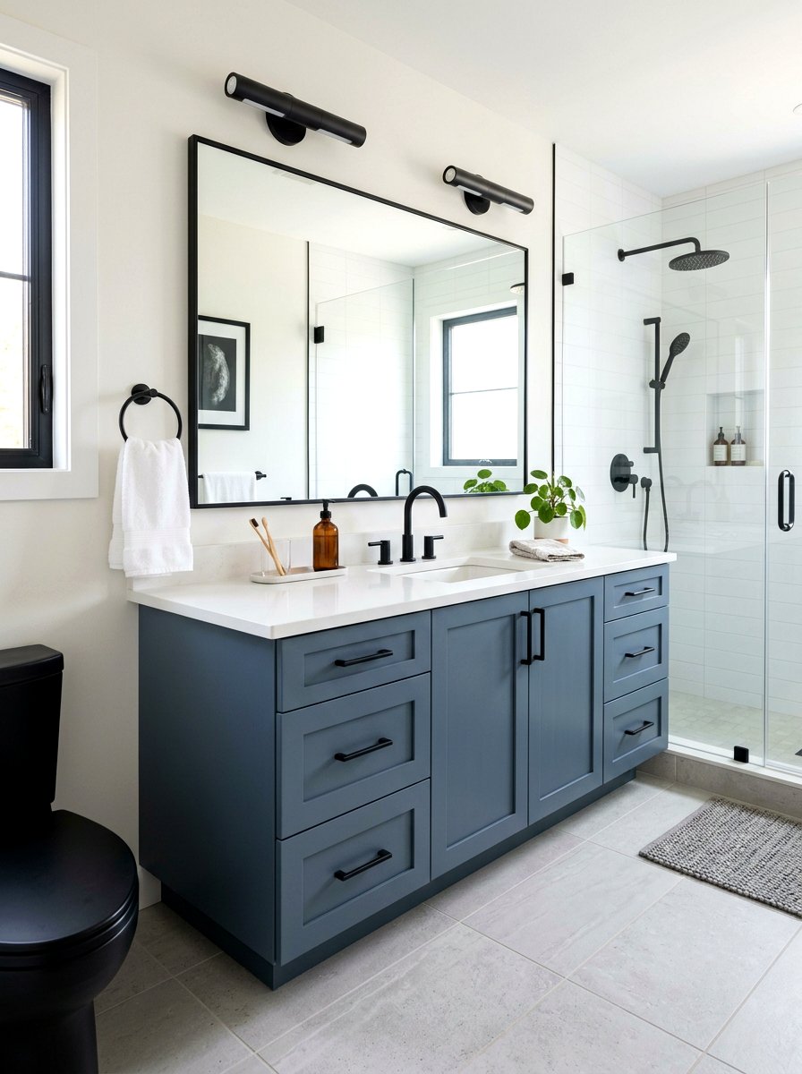 Slate Blue Bathroom Vanity - 30 slate blue decor ideas