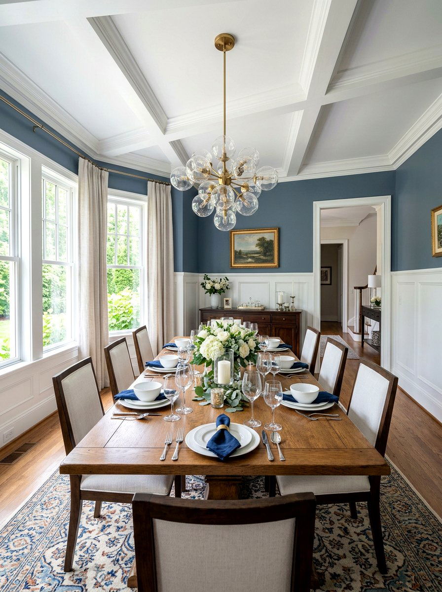 Slate Blue Dining Room - 30 slate blue decor ideas