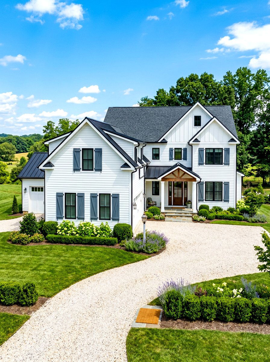 Slate Gray Shutters - 30 shutters color ideas