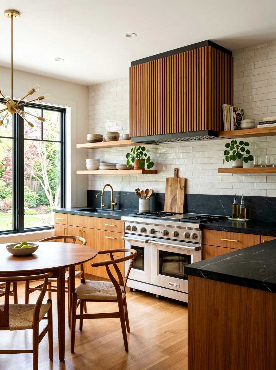 Slatted Wood Vent Hood - 30 wood vent hood ideas