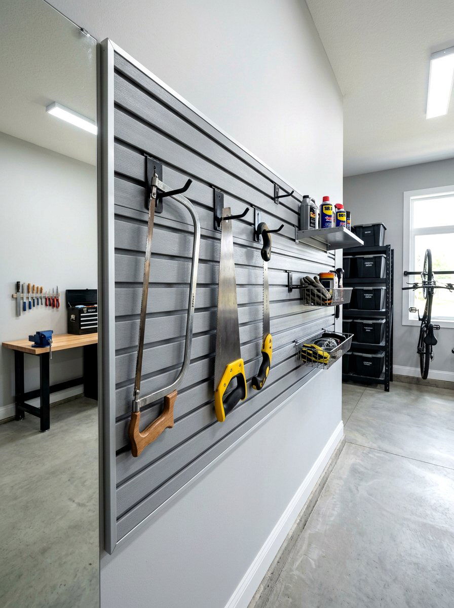 Slatwall Organization System - 30 power tool storage ideas