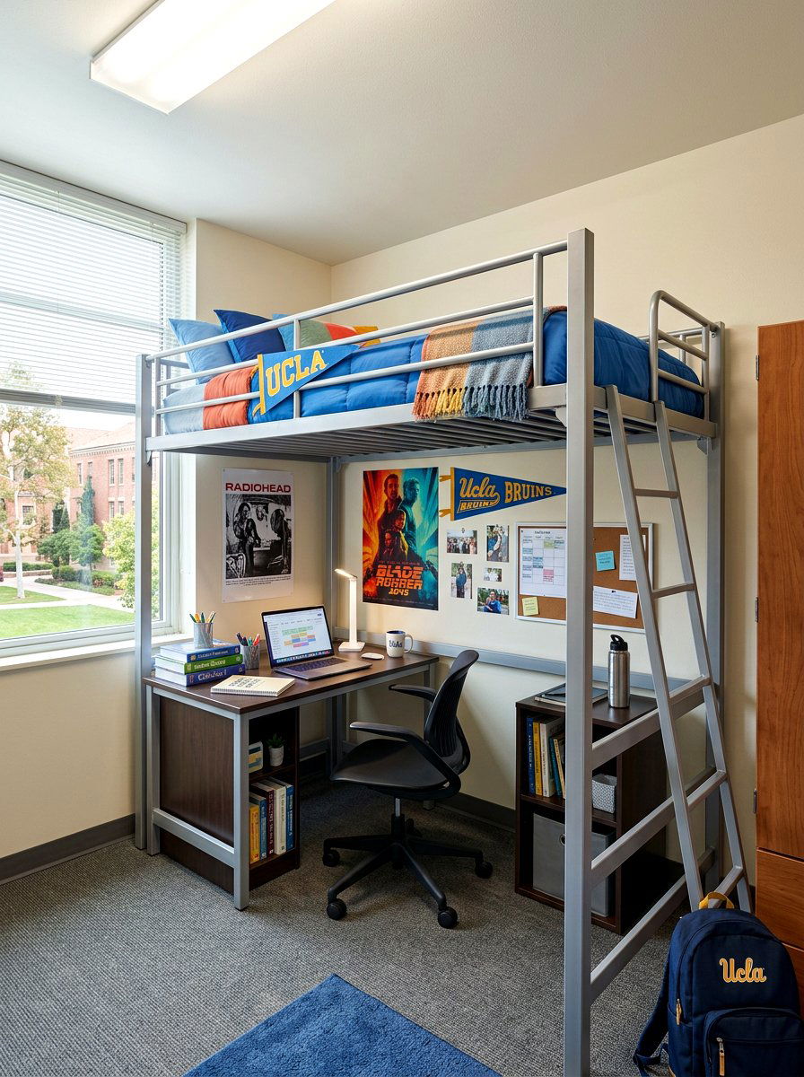 30 Loft Bed Office Combo Ideas for a Functional Work Zone
