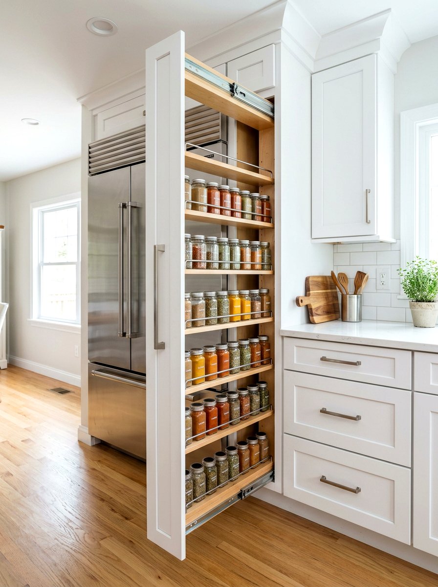 Slide Out Pantry Cabinet - 30 pantry shelving ideas