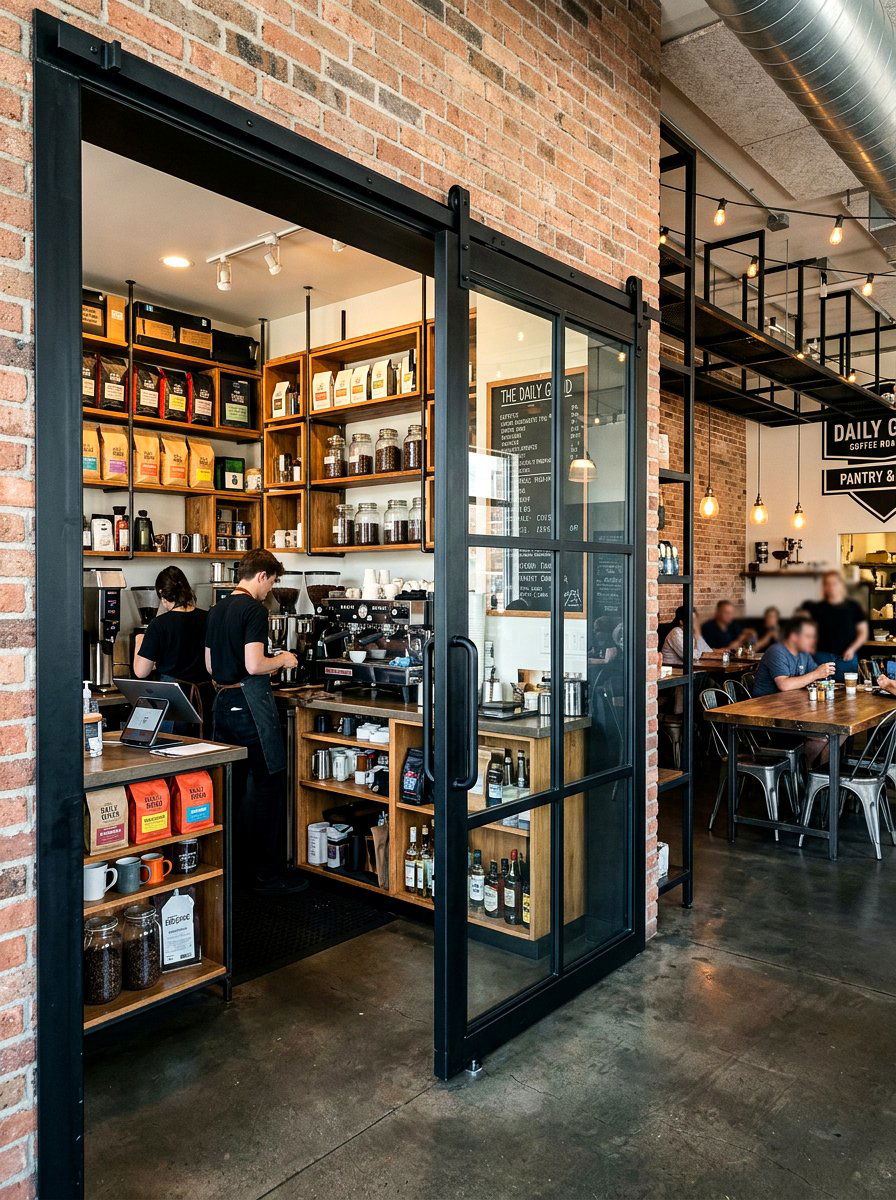 Sliding Door Pantry Cafe - 30 walk in pantry cafe ideas
