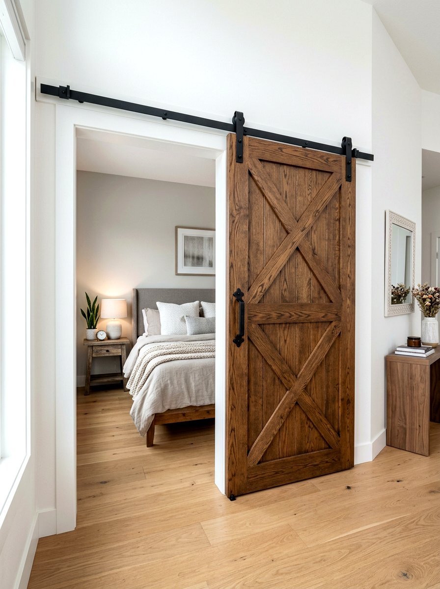 Sliding Door Sleeping Zone - 30 studio sleeping nook ideas