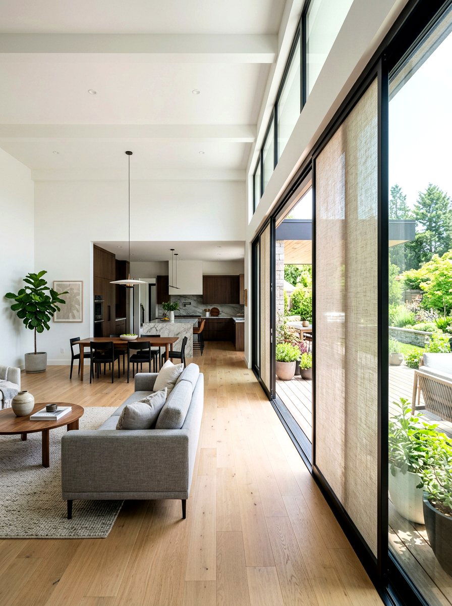 Sliding Glass Door Panels - 30 window treatment ideas