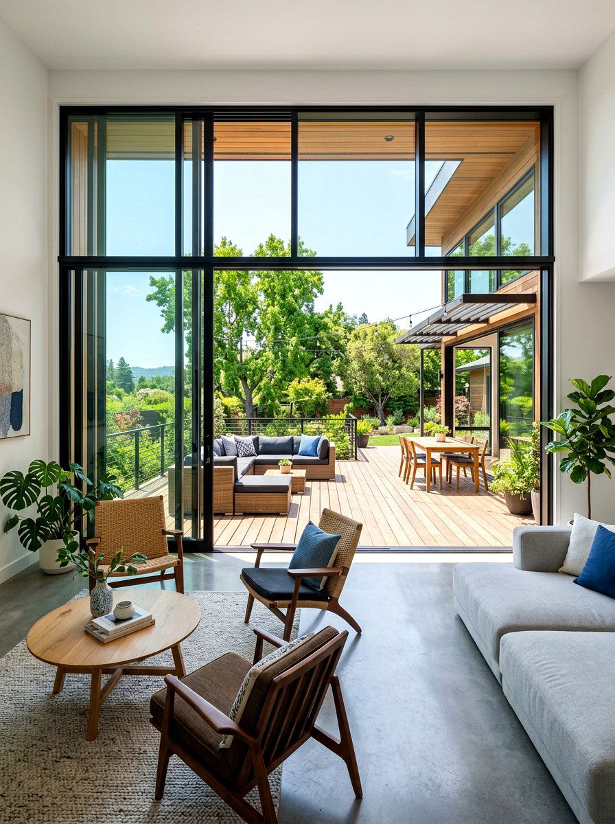 Sliding Glass Door Patio - 30 enclosed patio sunroom ideas