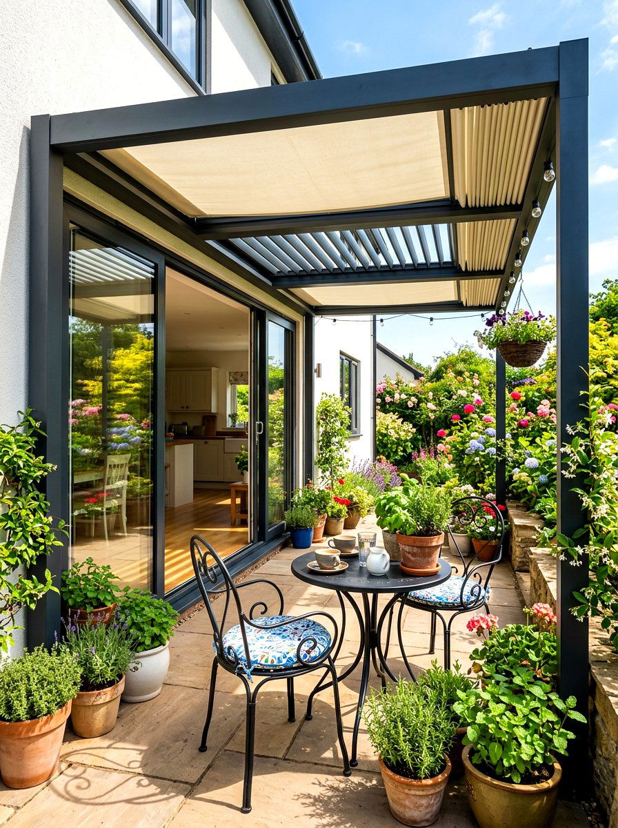 Sliding Glass Door Pergola Extension - 30 louvered pergola patio ideas