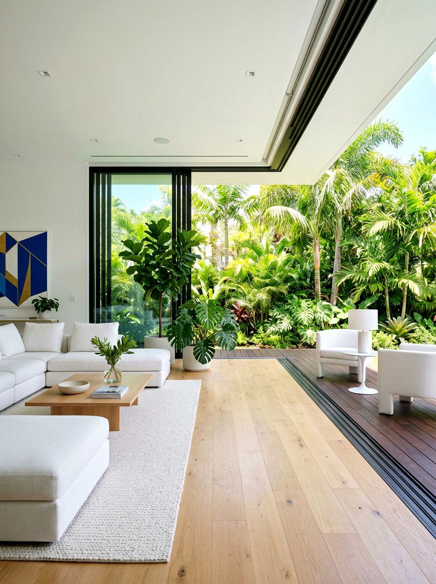 Sliding Glass Wall System - 30 indoor outdoor living ideas