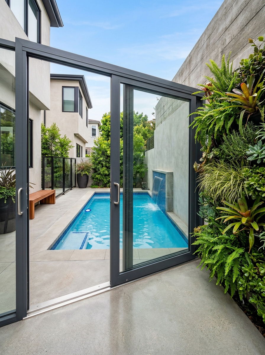 Sliding Pool Gate - 30 pool gate ideas