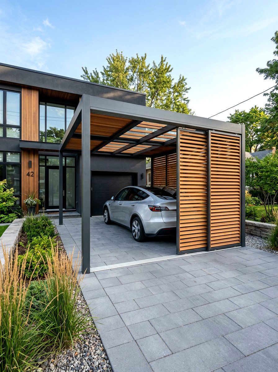 Sliding Screen Pergola Carport - 30 pergola carport ideas