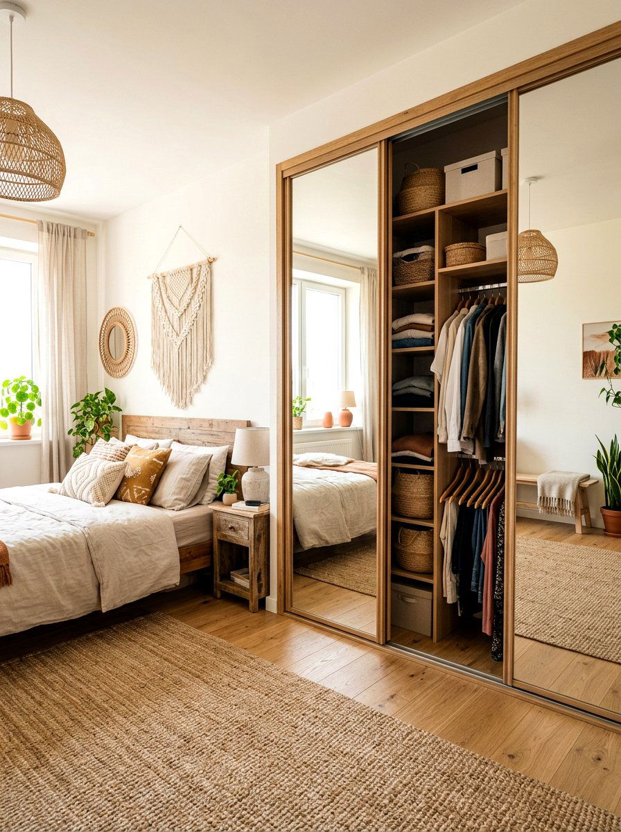 Sliding closet doors - 30 kids closet system ideas