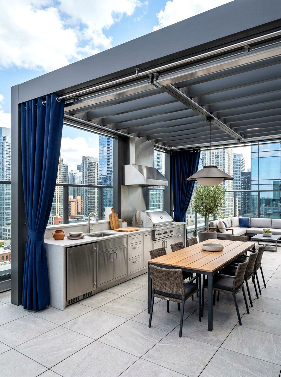 30 Pergola Curtain Ideas to Add Privacy, Shade, and Style