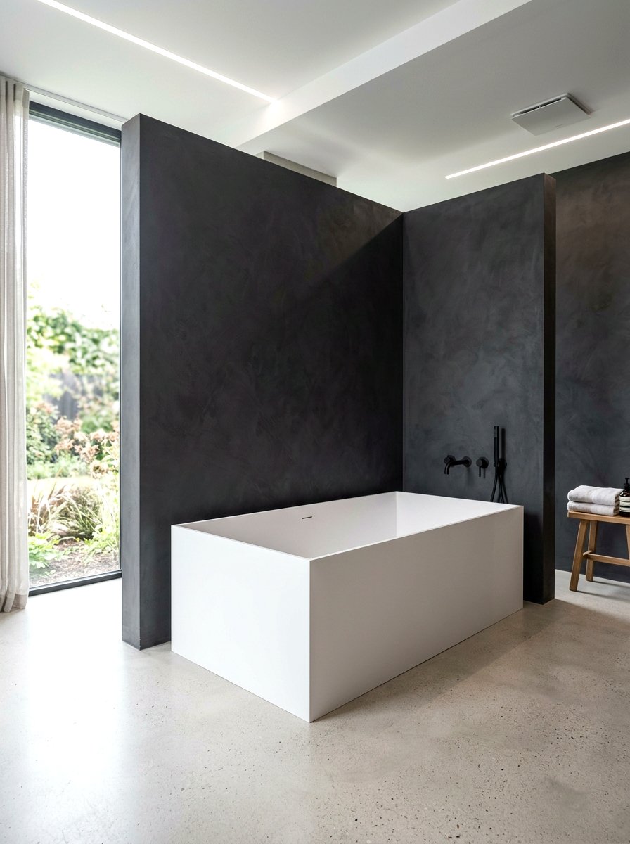 Slim Edge Modern Tub - 30 freestanding tub ideas