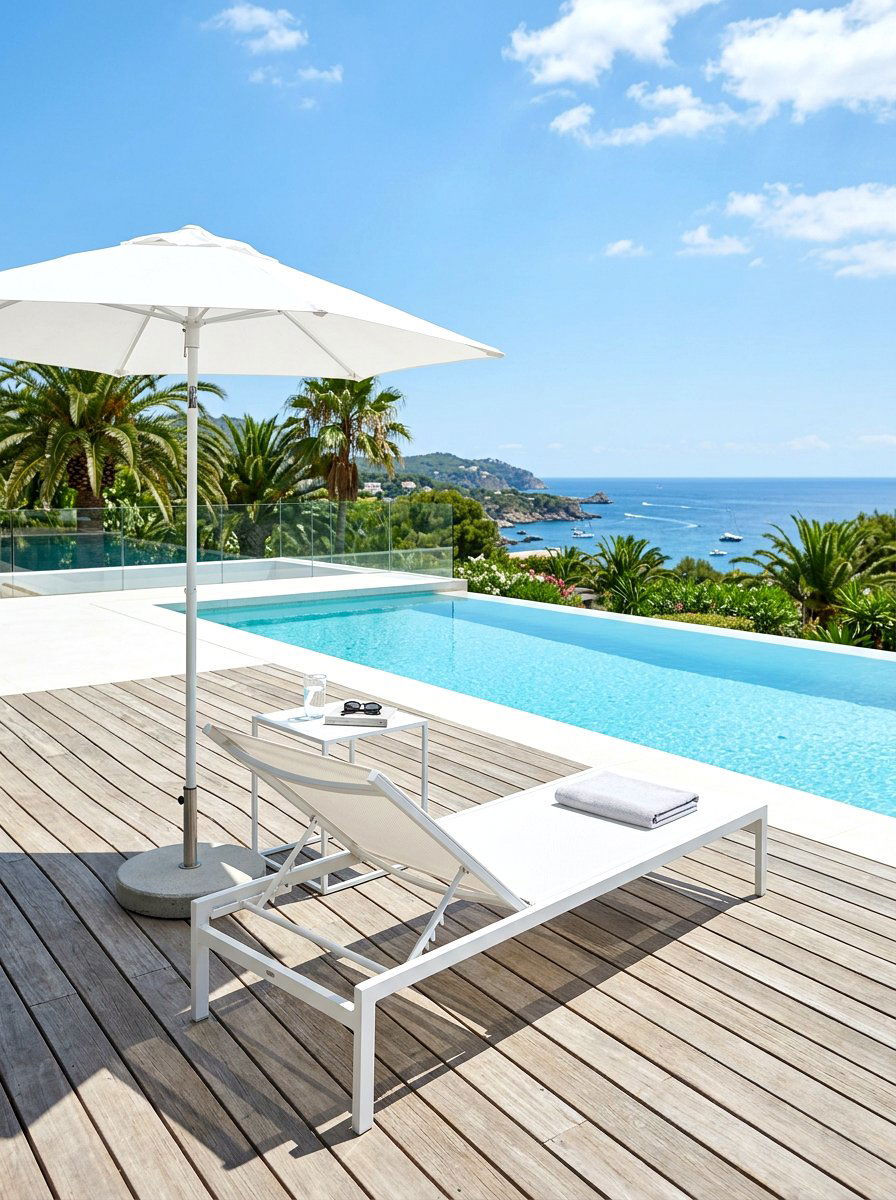 Slim Profile Lounge Chair - 30 compact patio furniture ideas