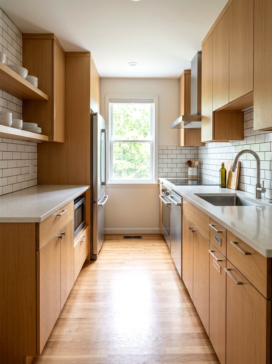 Slim Vertical Trash Cabinet - 30 kitchen trash pull out ideas