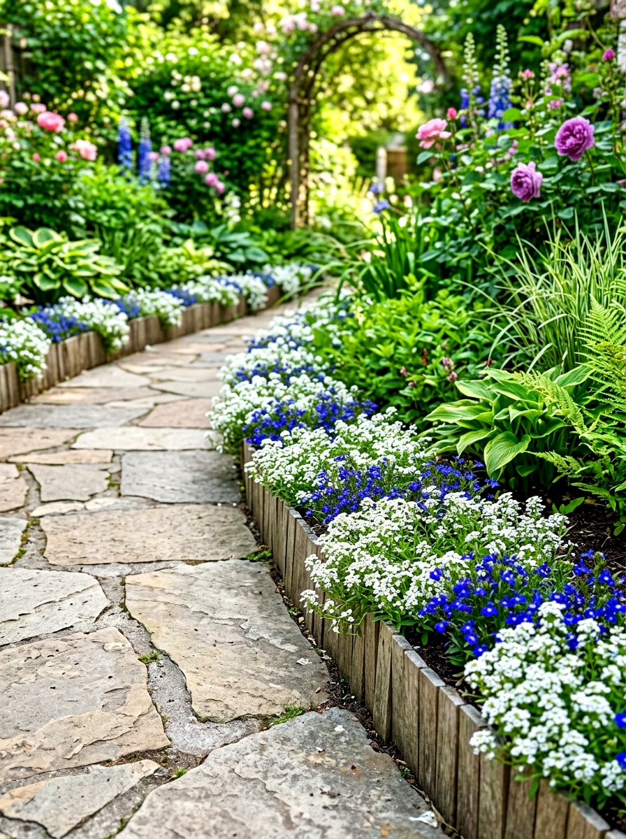 Slim garden edging - 30 narrow raised bed ideas