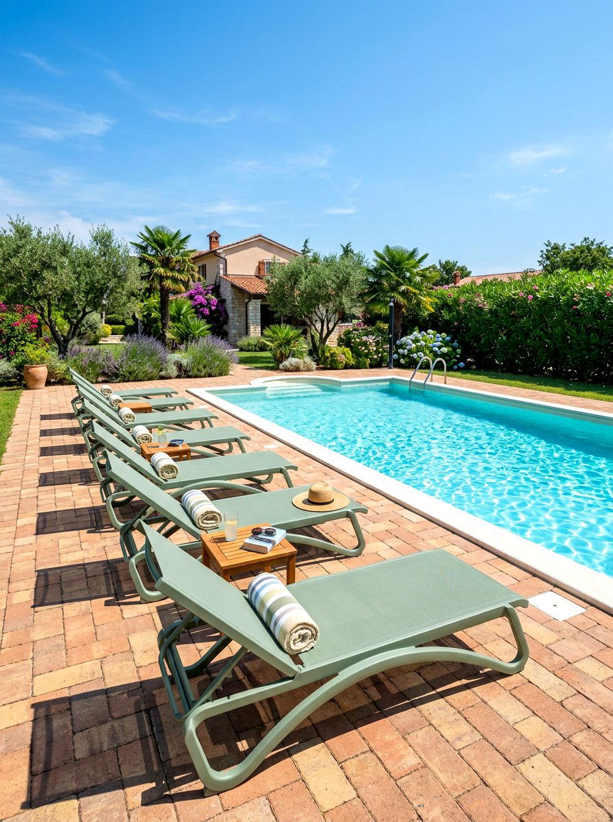 Sling pool chair - 30 pool lounge chair ideas