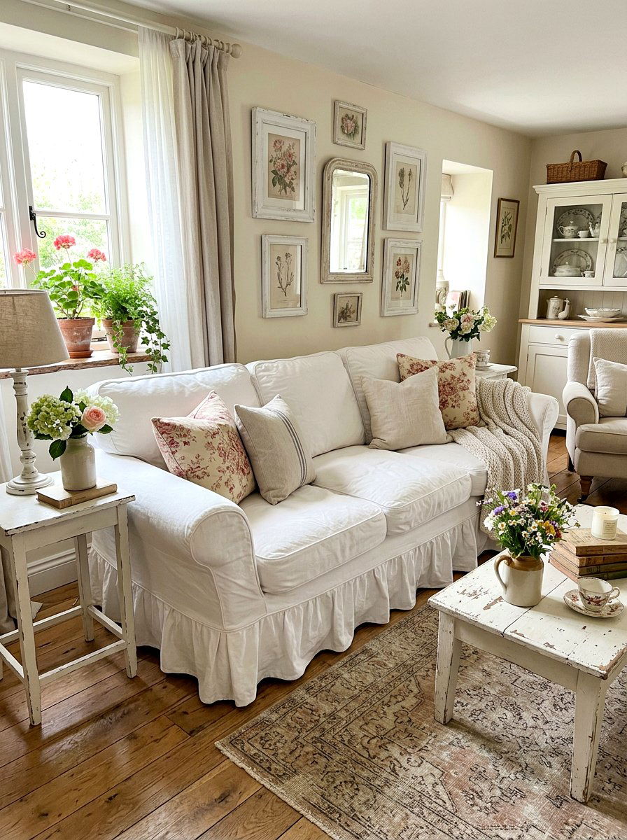Slipcovered Deep Seat Sofa - 30 deep seat sofa ideas