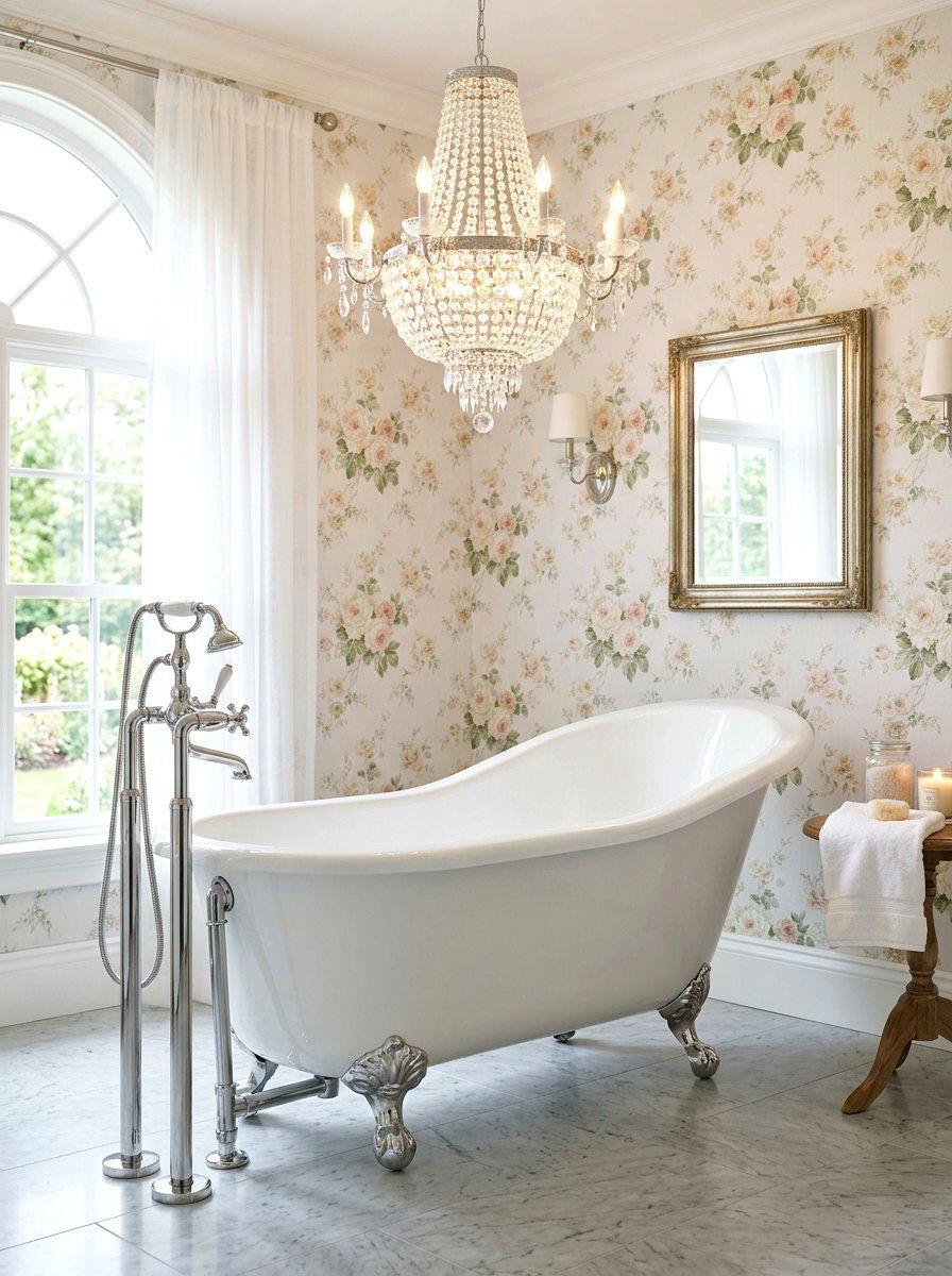 Slipper Tub With High Back - 30 freestanding tub ideas