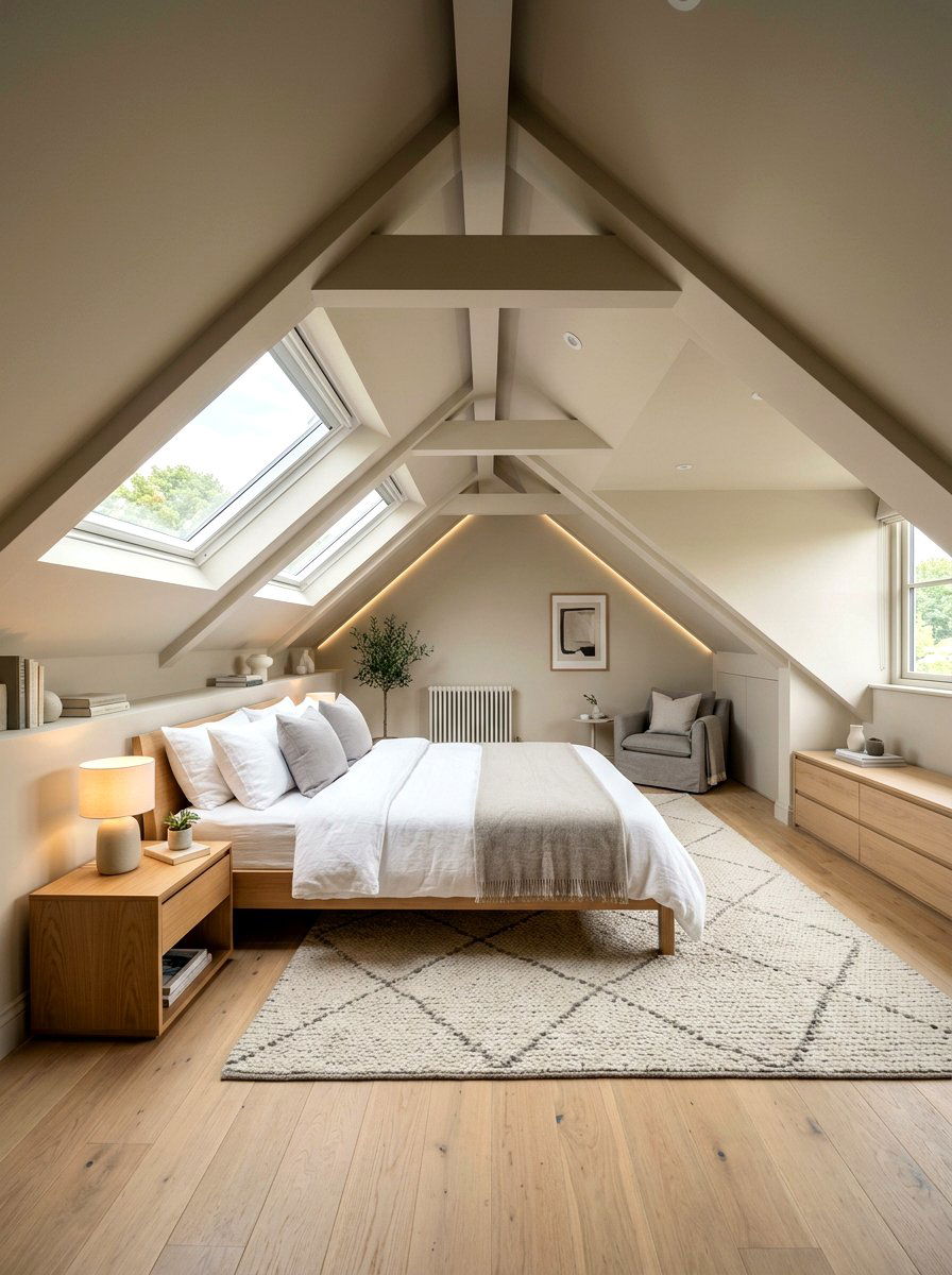 Sloped Ceiling Attic Bedroom - 30 attic bedroom ideas