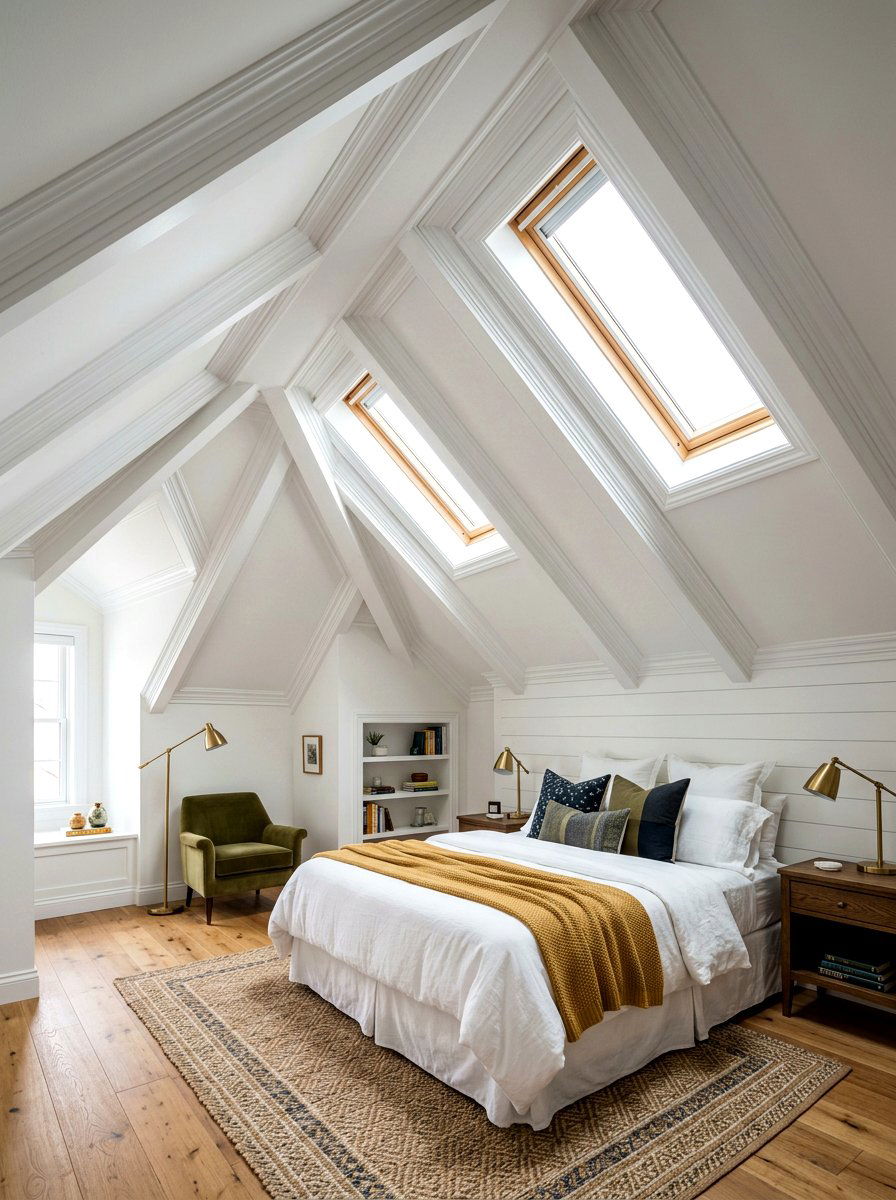 Sloped Ceiling Crown Molding - 30 crown molding ideas