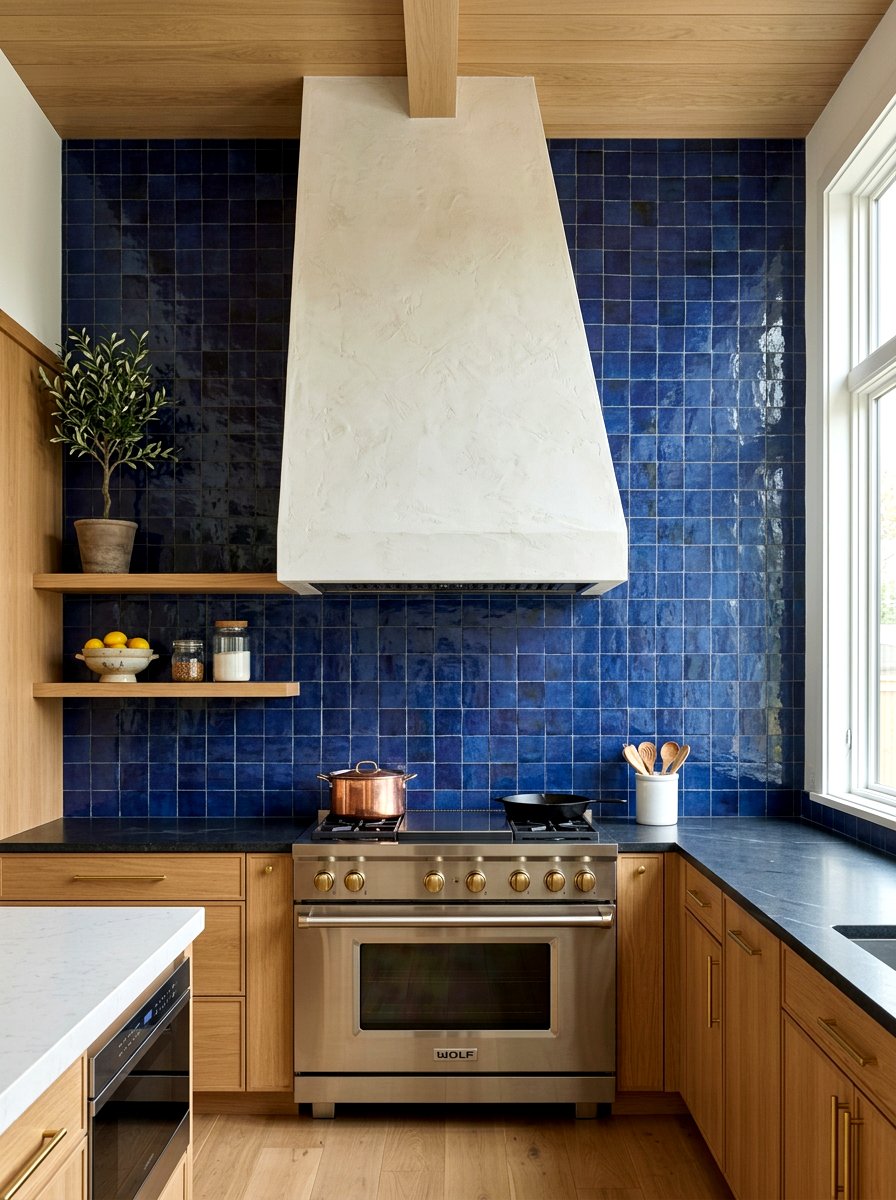 Sloped Plaster Vent Hood - 30 plaster range hood ideas